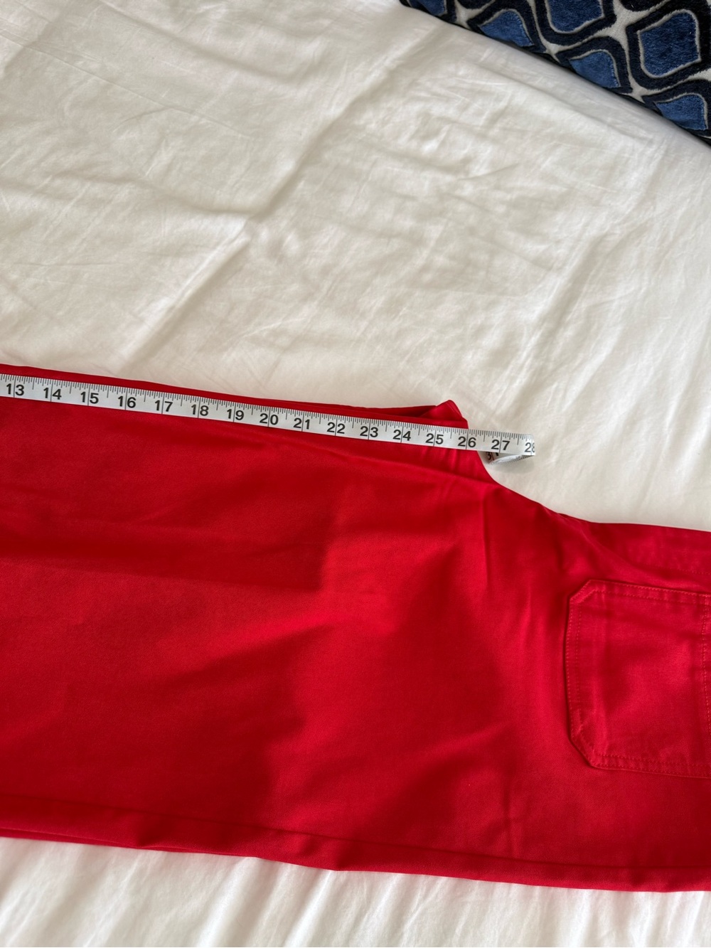 Jules & Leopold Vibrant Red Wide-Leg Pants - Picture 6 of 6